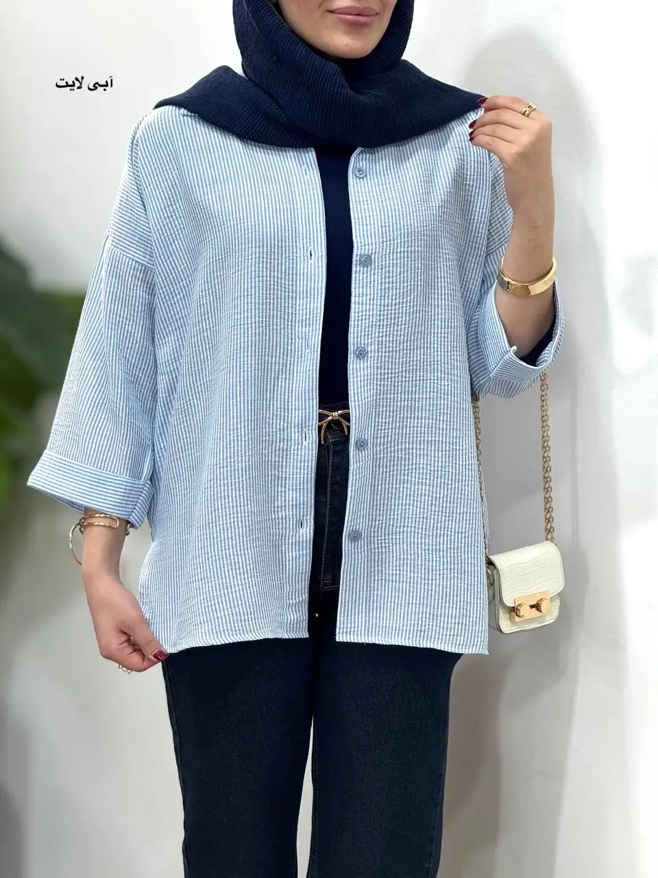 تونیک مانتویی لینن آیسو برفین